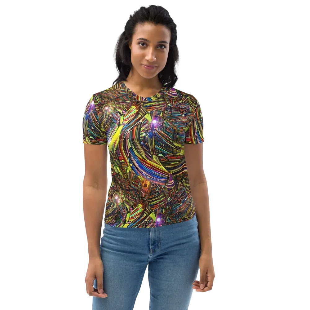 Quantum Palette on Women's Crew Neck T-Shirt — Front