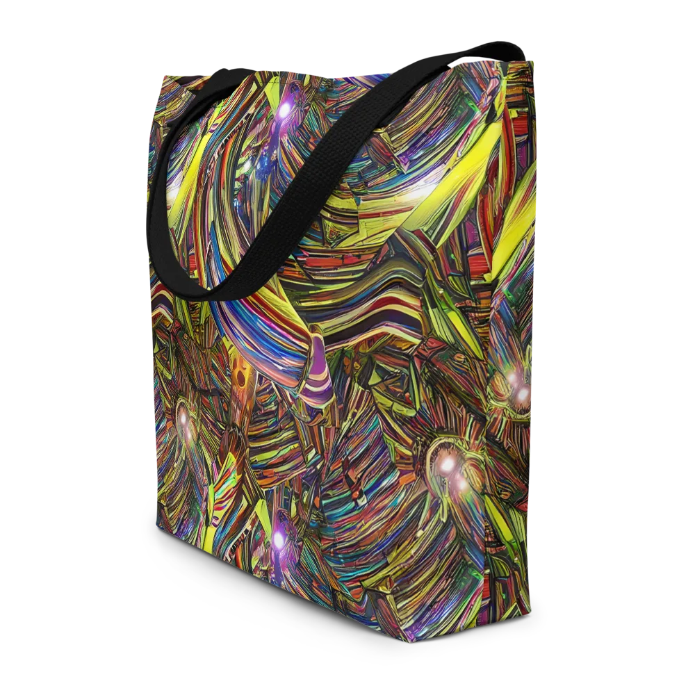 Quantum Palette on Large Tote Bag W/ Pocket — Front