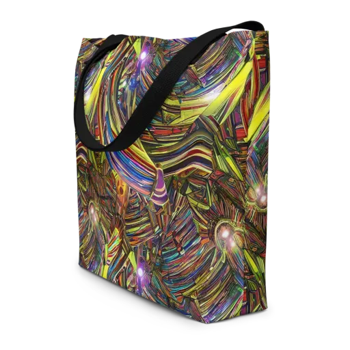 Quantum Palette on a Large Tote Bag W/ Pocket