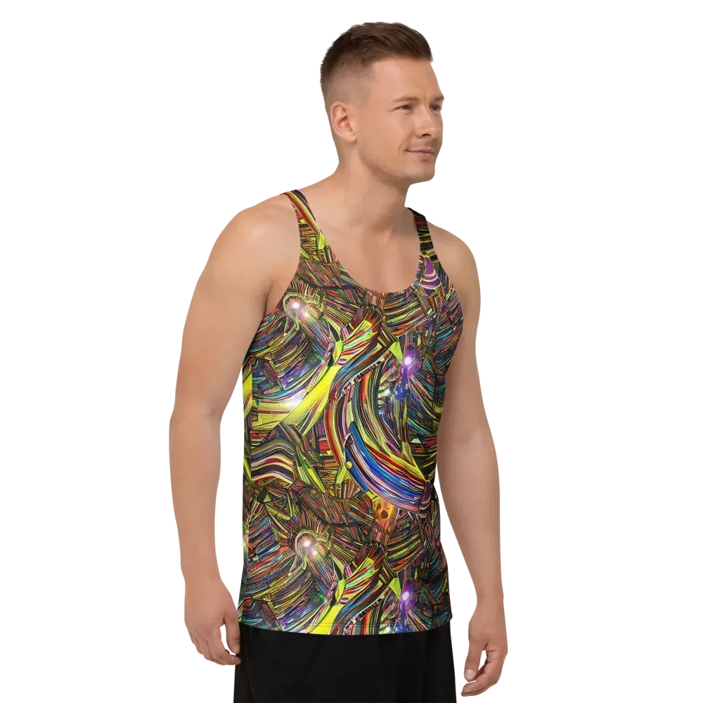 Quantum Palette on Men's Tank Top — Right Front