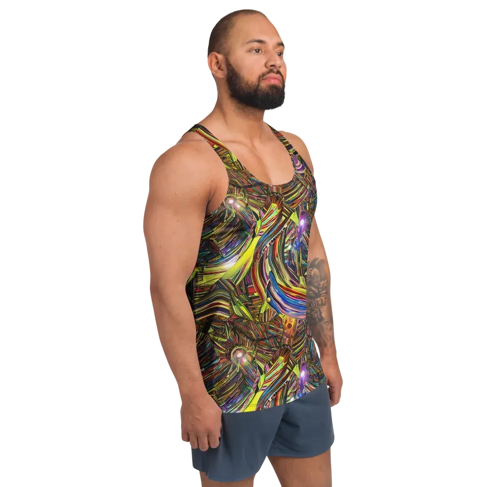 Quantum Palette on Men's Tank Top — Right Front