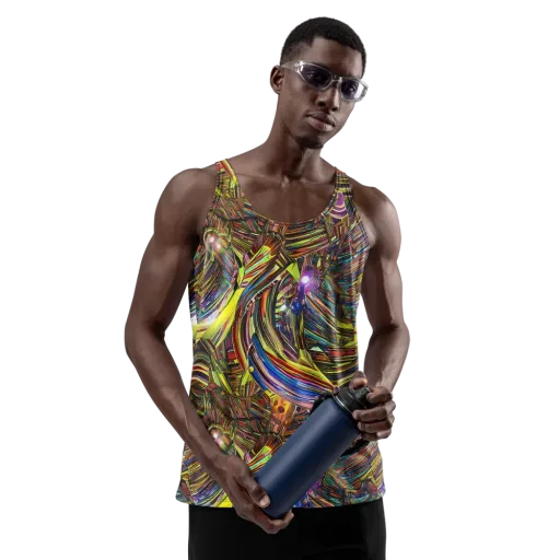 Quantum Palette on a Men's Tank Top