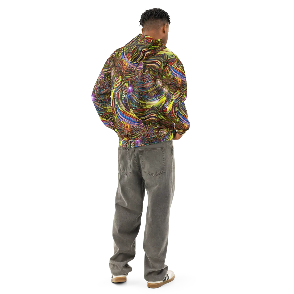 Quantum Palette on Cotton Hoodie — Back