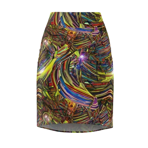 Quantum Palette on a Pencil Skirt