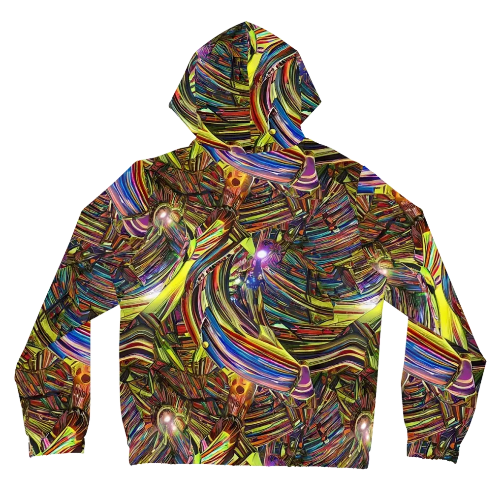 Quantum Palette on Women's Full-Zip Hoodie — Back
