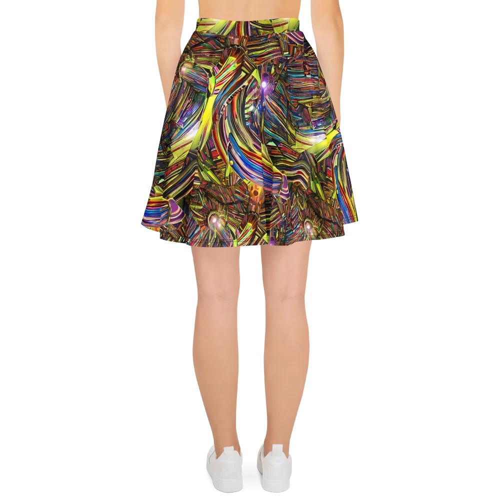 Quantum Palette on Skater Skirt — Back