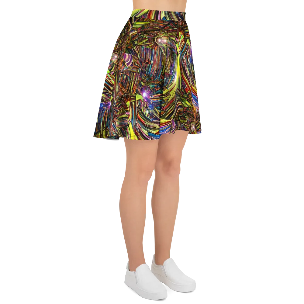 Quantum Palette on Skater Skirt — Right