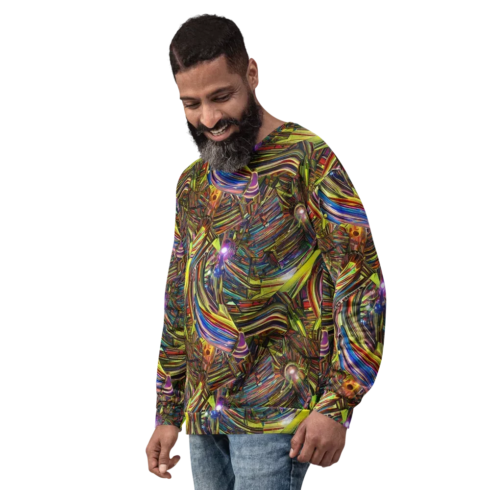 Quantum Palette on Sweatshirt — Left Front