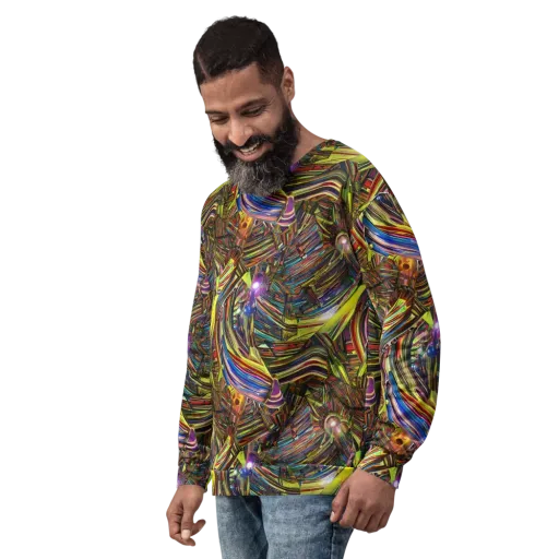 Quantum Palette on a Sweatshirt