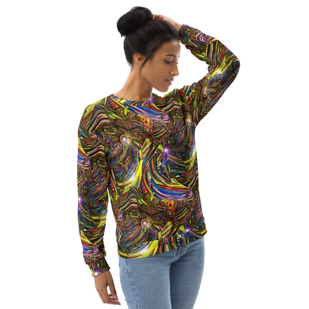 Quantum Palette on Sweatshirt — Right Front