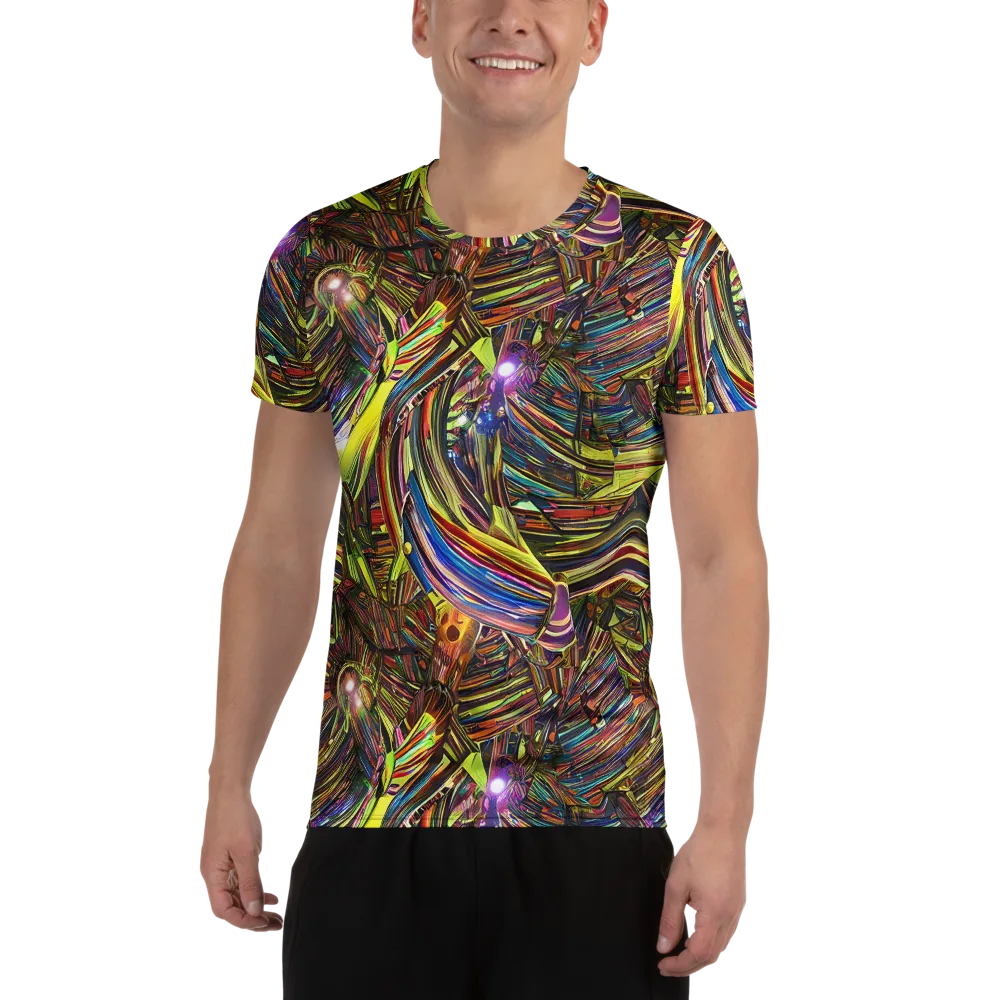 Quantum Palette on Men's Athletic T-Shirt — Front