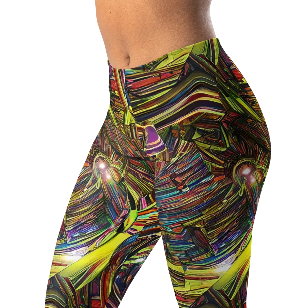 Quantum Palette on Leggings — Left Front