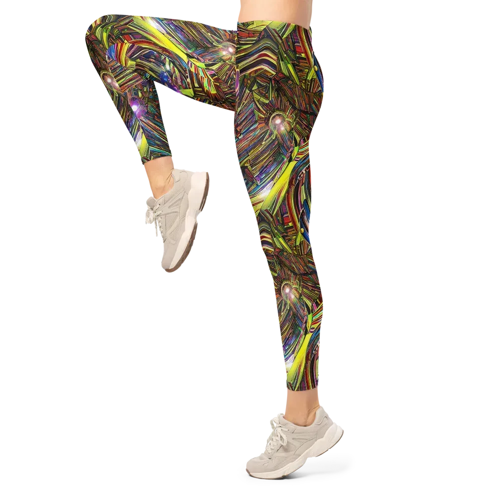 Quantum Palette on Leggings — Left