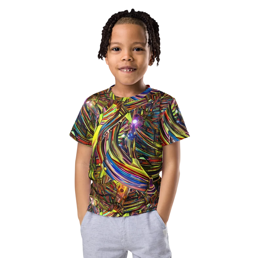 Quantum Palette on Kids Crew Neck T-Shirt — Front