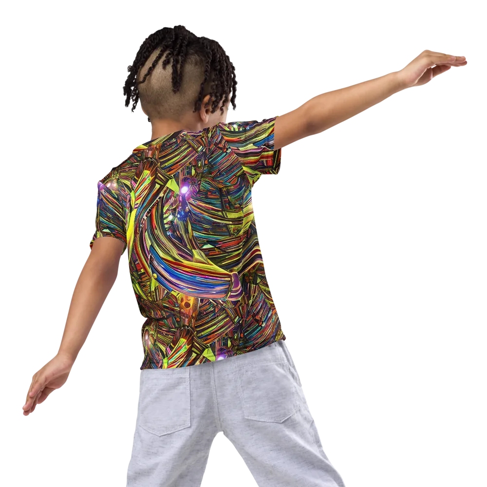 Quantum Palette on Kids Crew Neck T-Shirt — Back