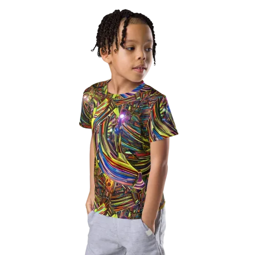 Quantum Palette on a Kids Crew Neck T-Shirt