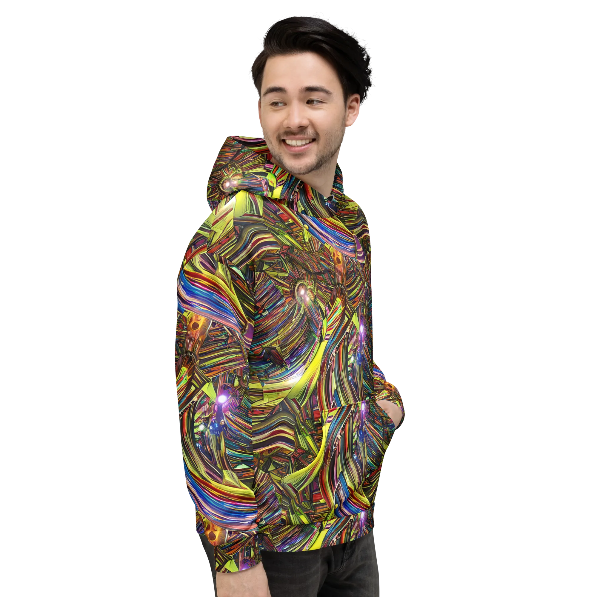 Quantum Palette on Hoodie — Right