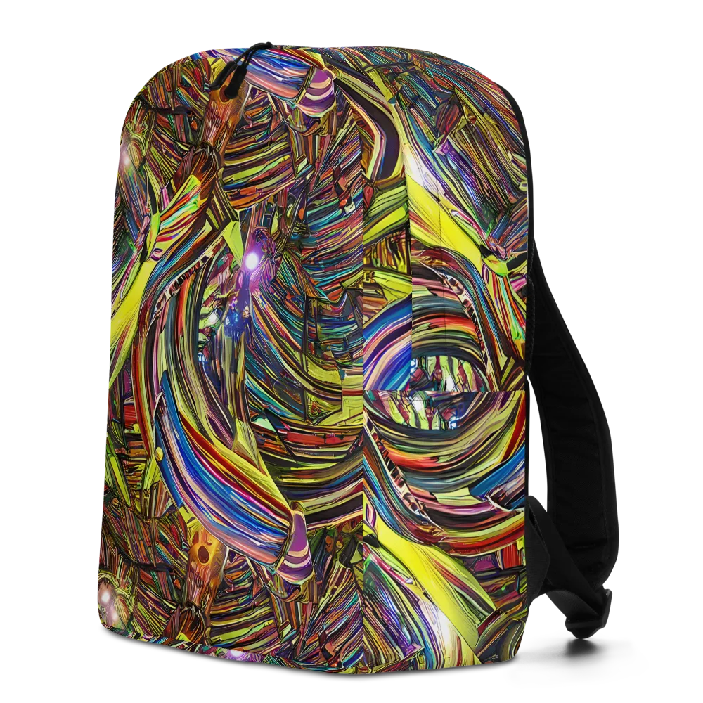 Quantum Palette on Minimalist Backpack — Left