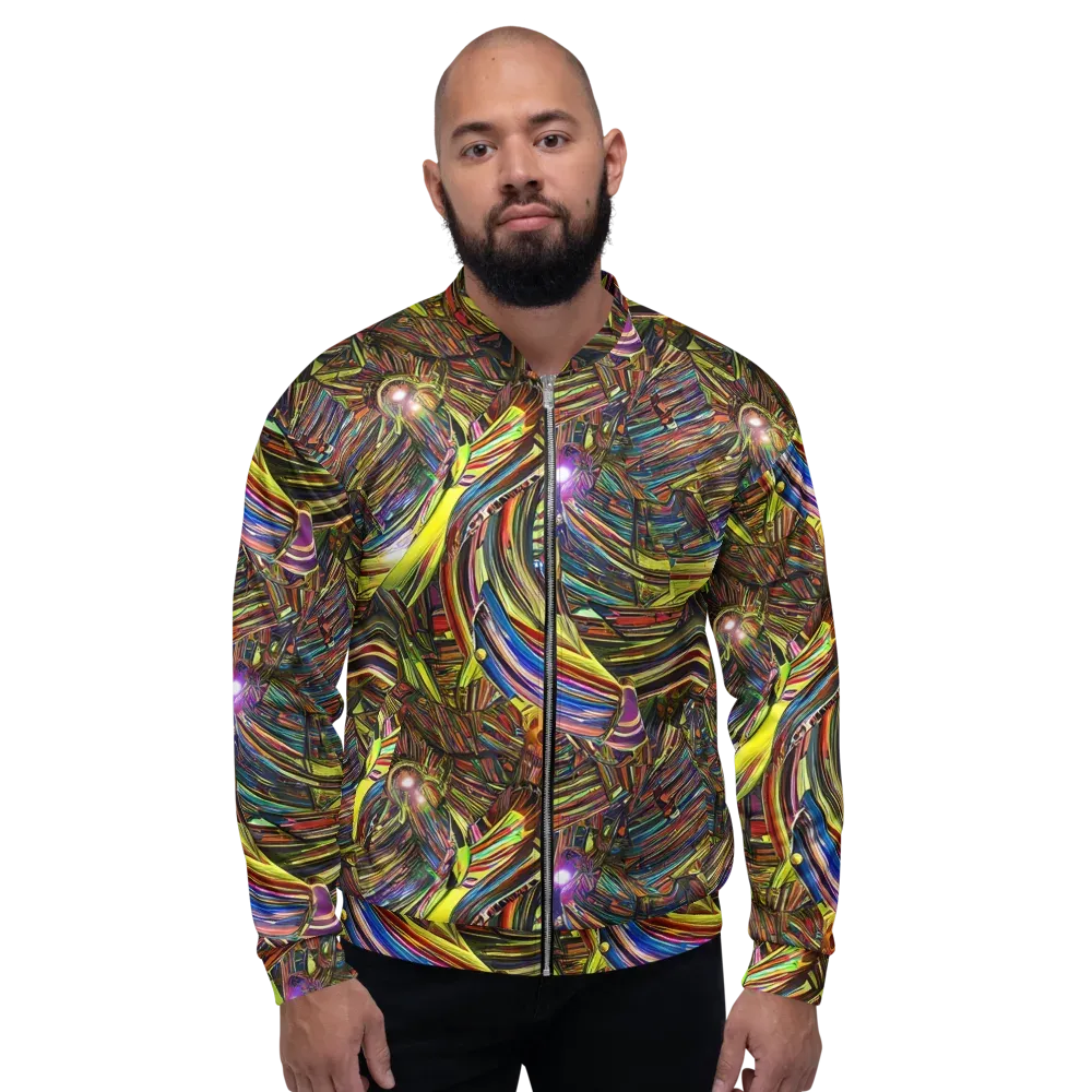 Quantum Palette on Bomber Jacket — Front