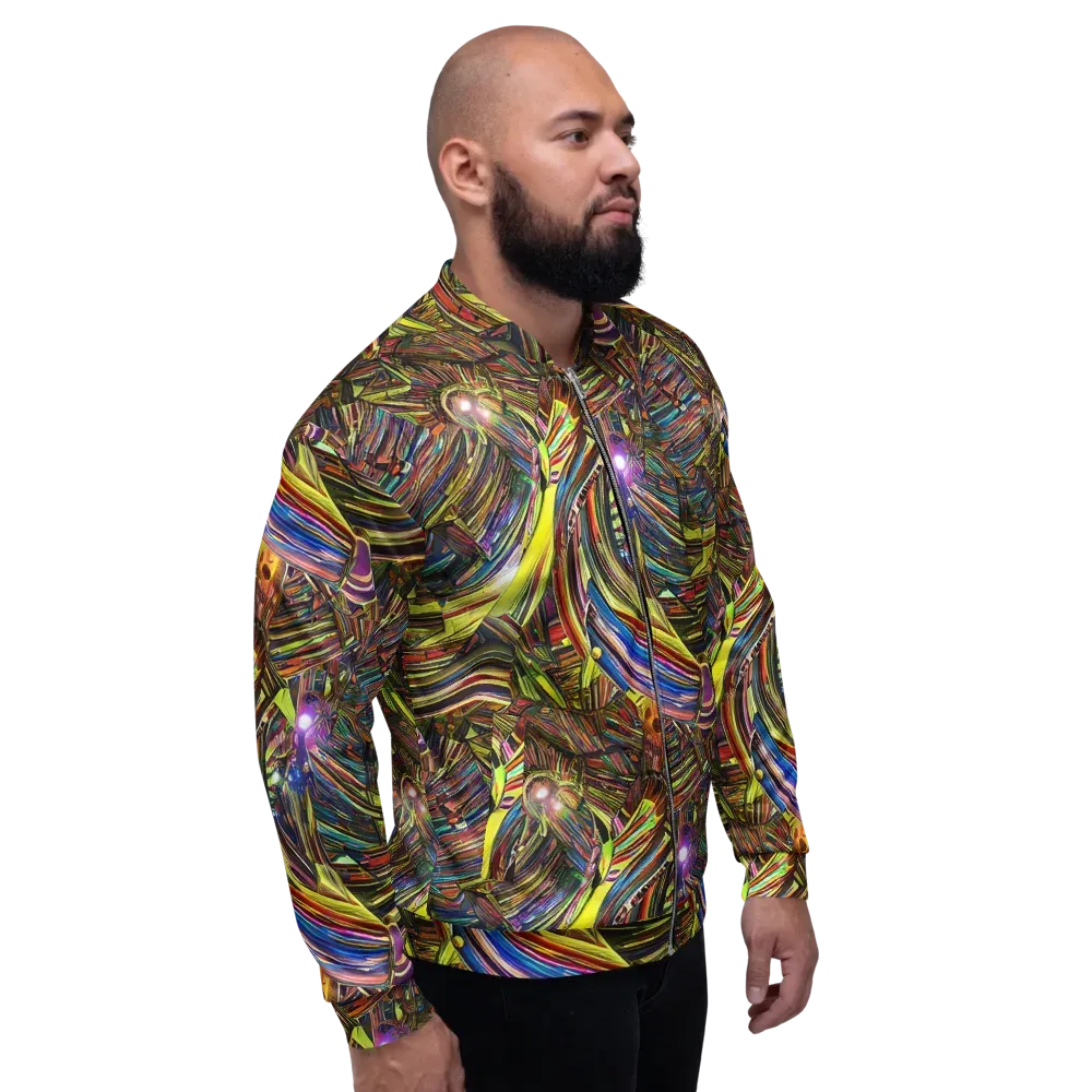 Quantum Palette on Bomber Jacket — Right