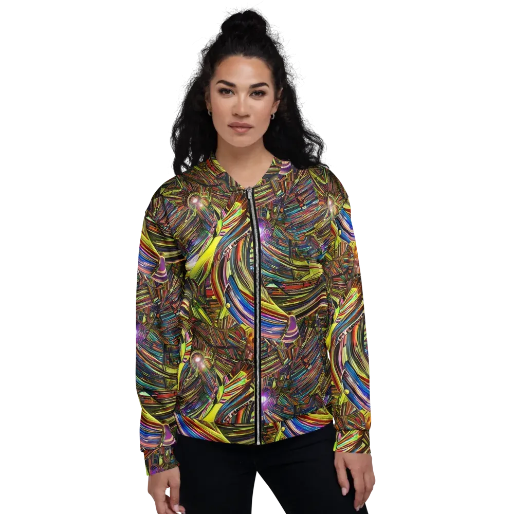 Quantum Palette on Bomber Jacket — Front