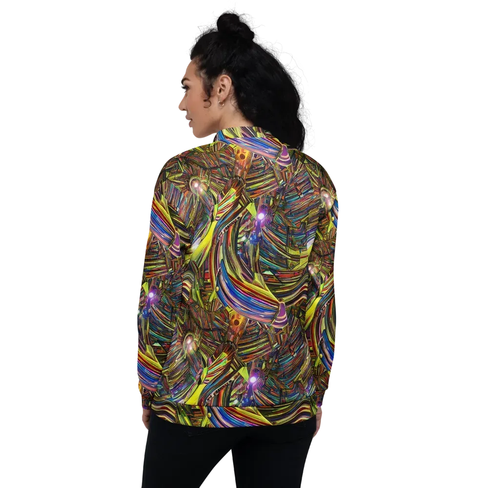 Quantum Palette on Bomber Jacket — Back