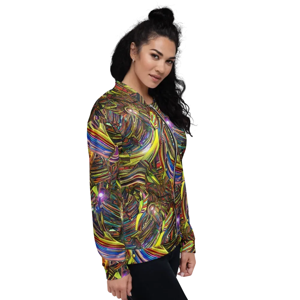 Quantum Palette on Bomber Jacket — Right
