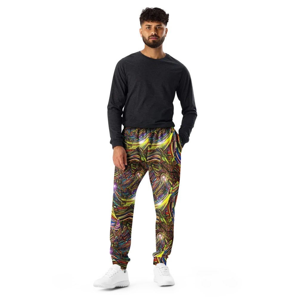 Quantum Palette on Men's Joggers — Front