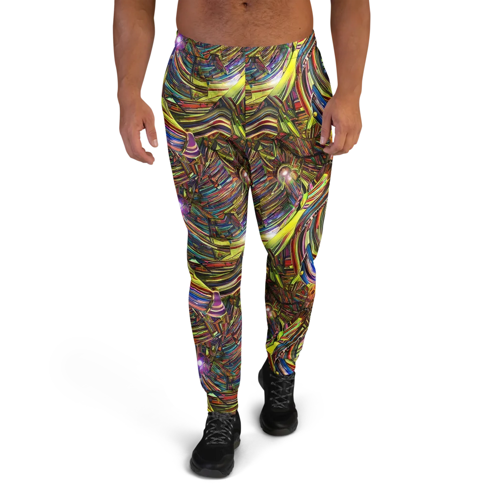Quantum Palette on Men's Joggers — Front