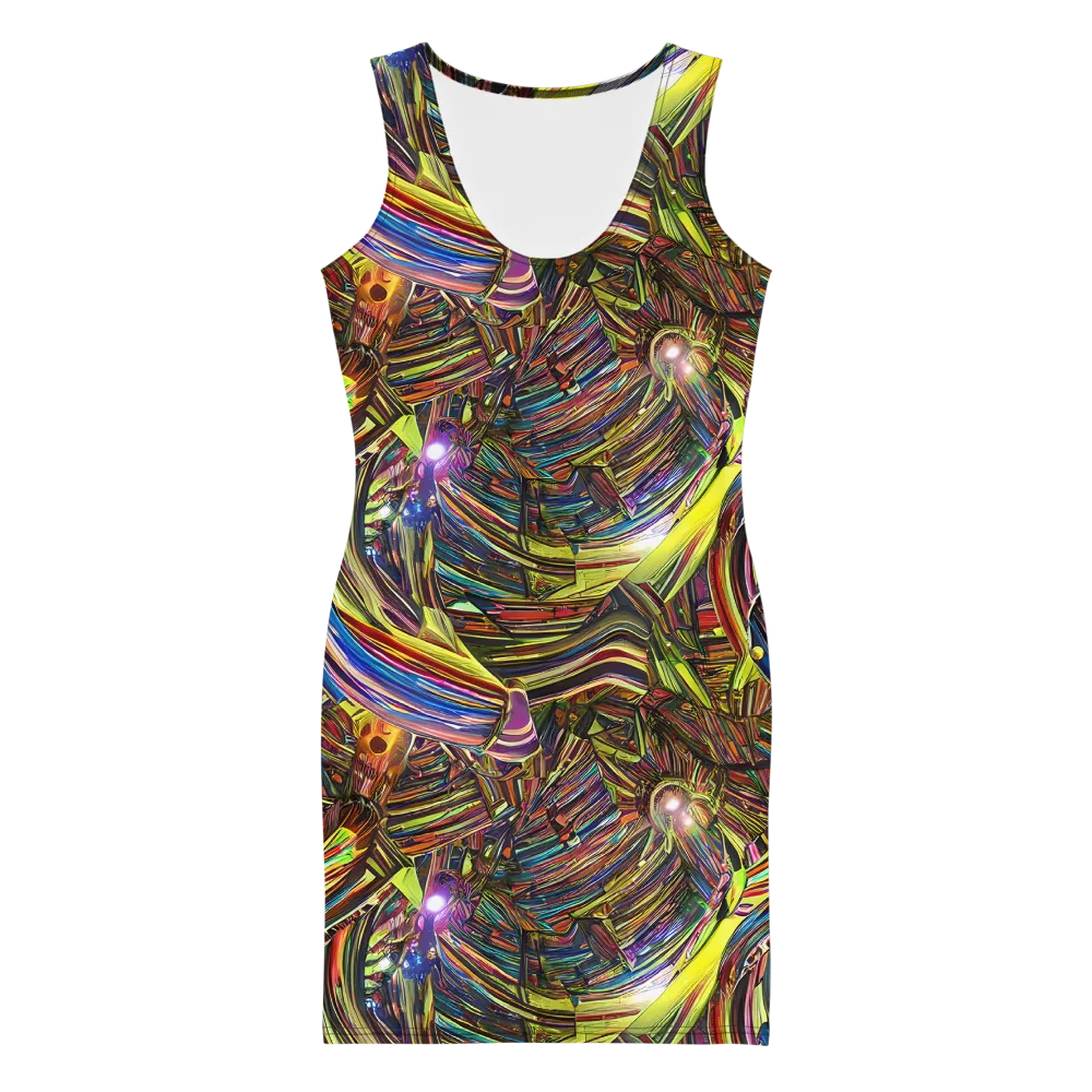 Quantum Palette on Bodycon Dress — Front