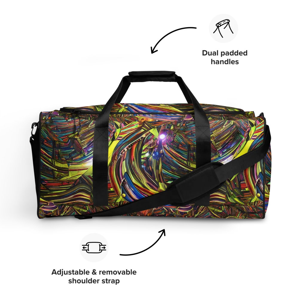 Quantum Palette on Duffle Bag — Front