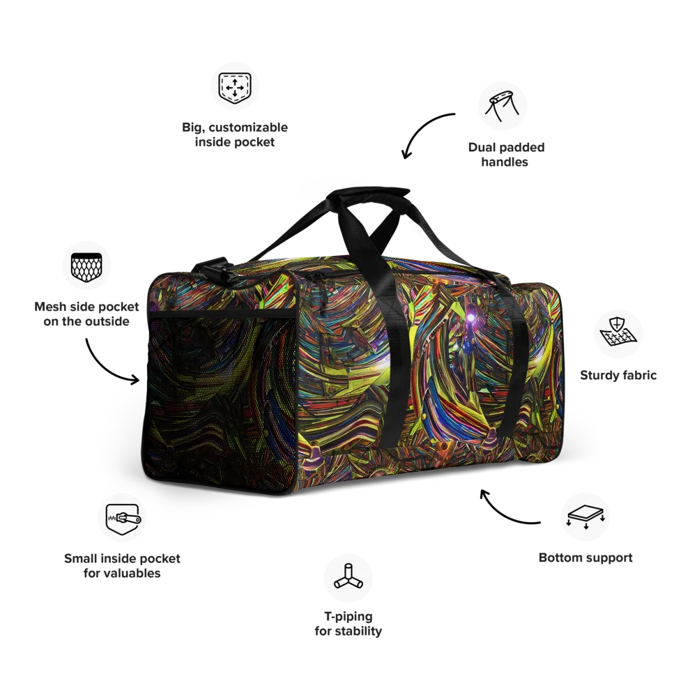 Quantum Palette on Duffle Bag — Right Front