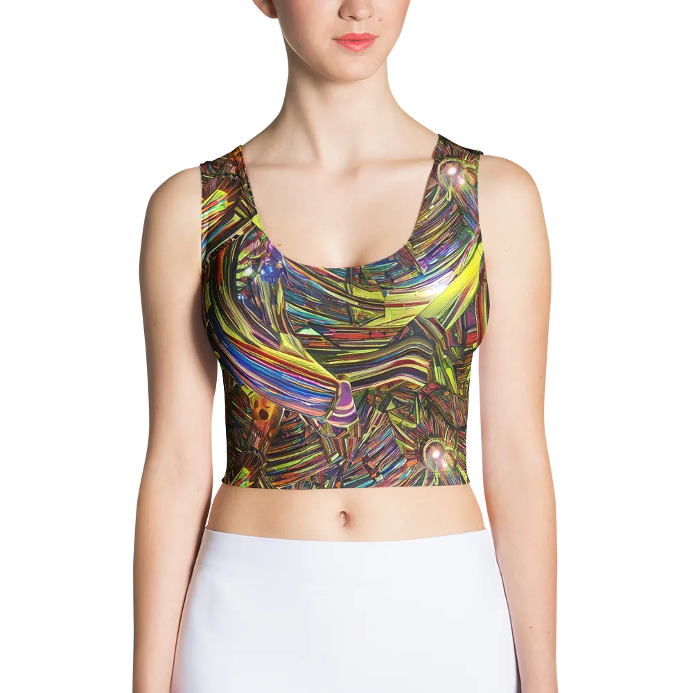 Quantum Palette on Crop Top — Front