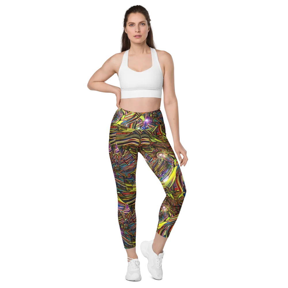 Quantum Palette on Leggings with Pockets — Front
