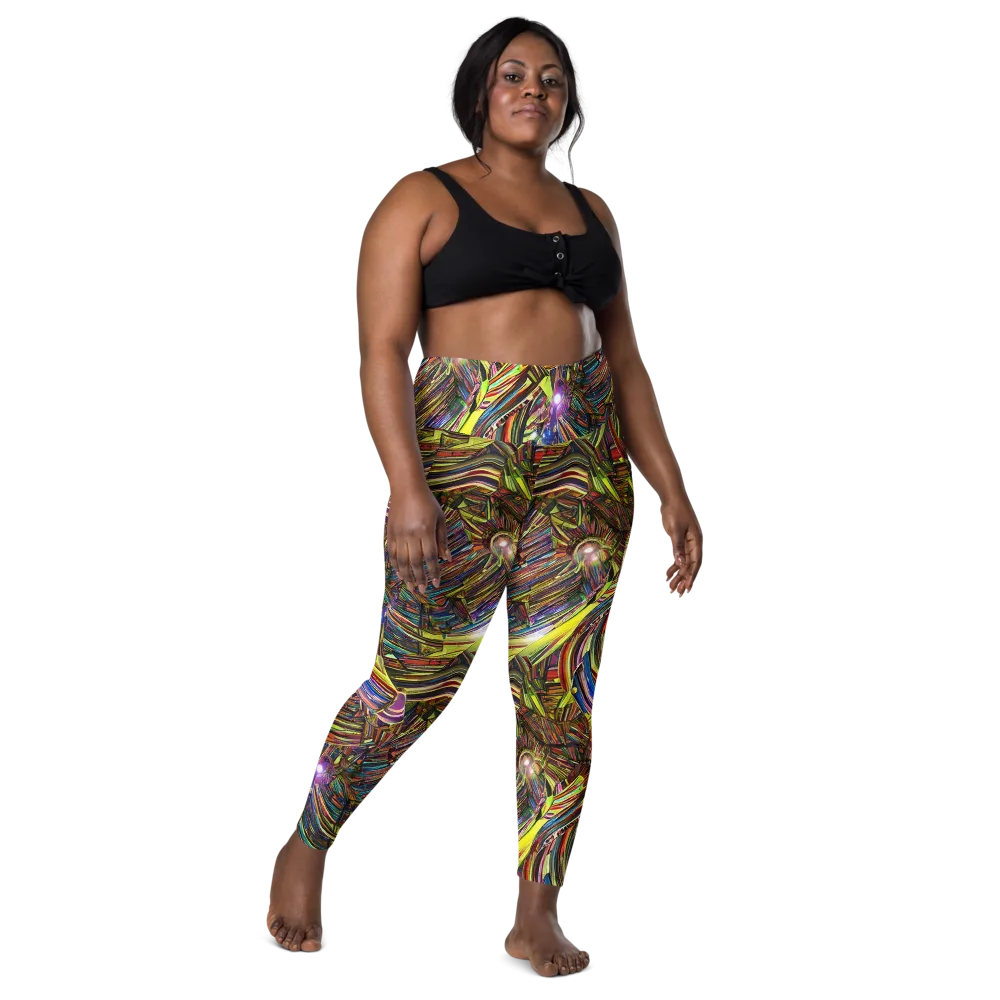 Quantum Palette on Leggings with Pockets — Front
