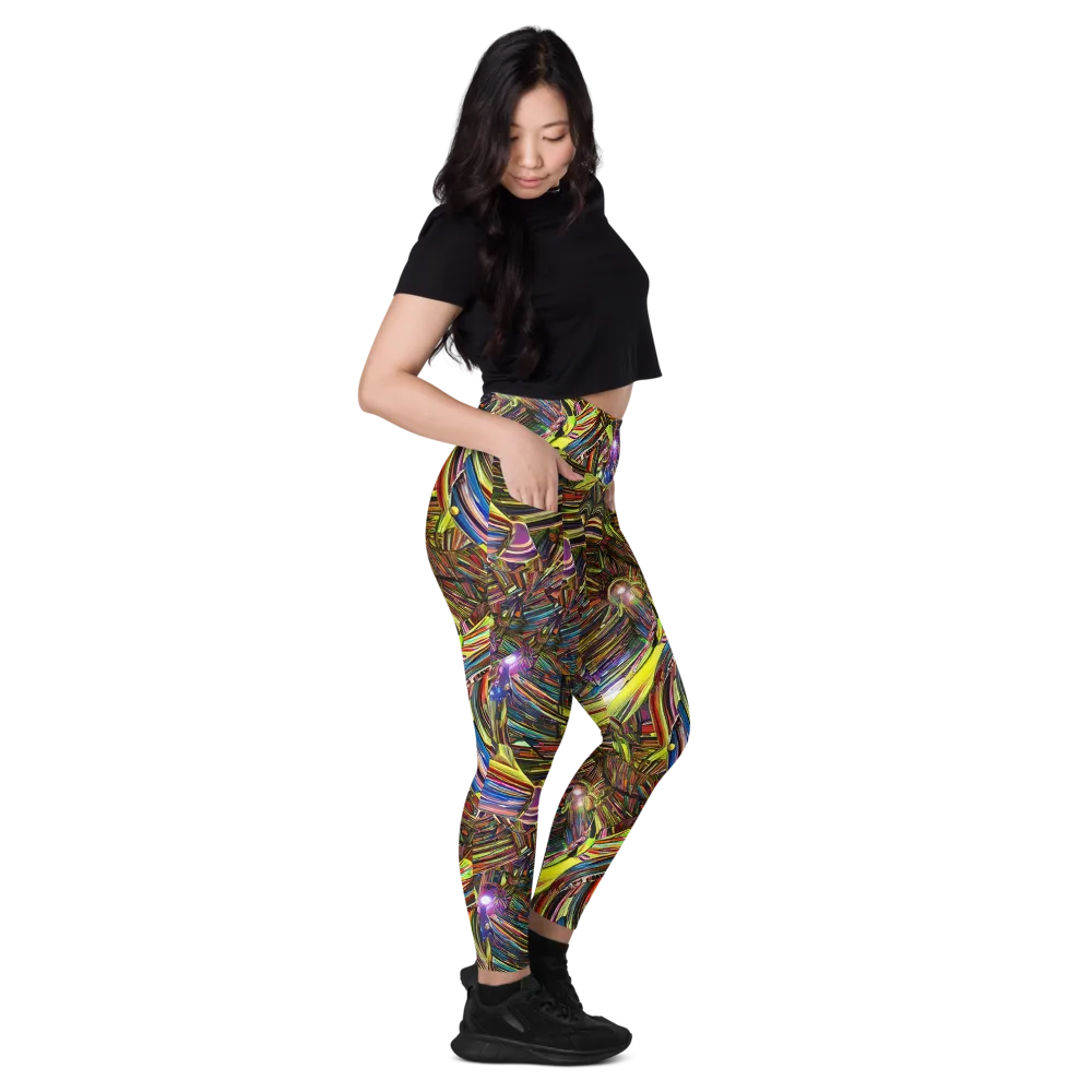 Quantum Palette on Leggings with Pockets — Right