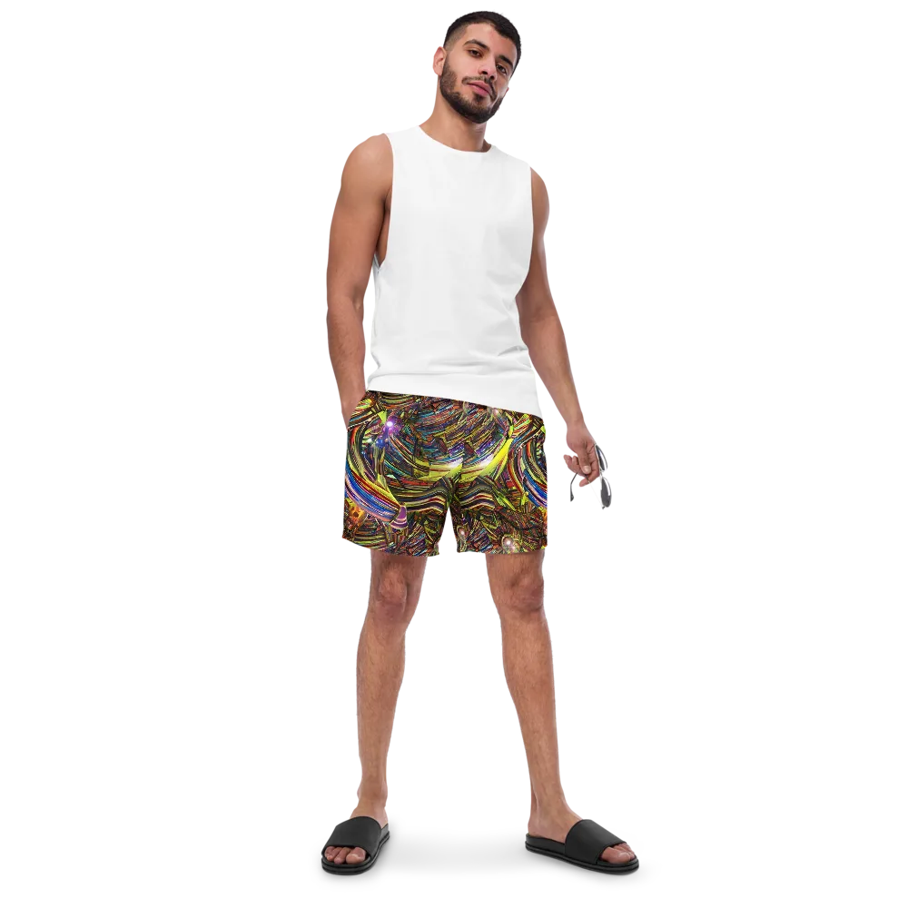 Quantum Palette on Swim Trunks — Front