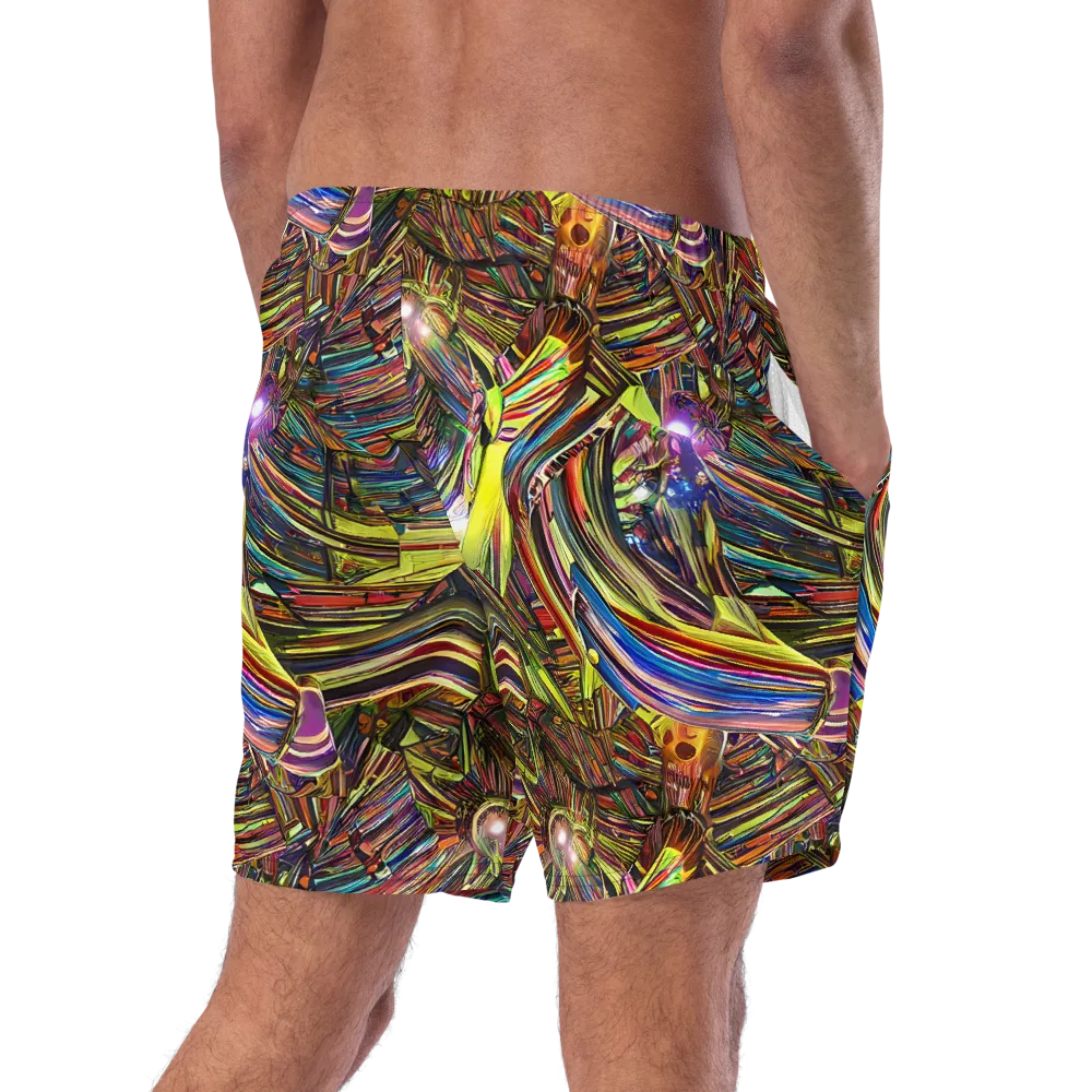 Quantum Palette on Swim Trunks — Right Back