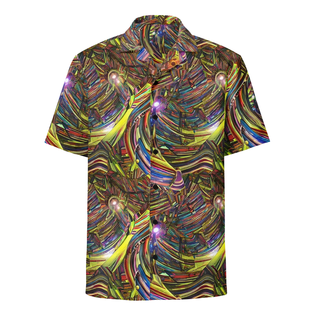 Quantum Palette on Button Shirt — Front