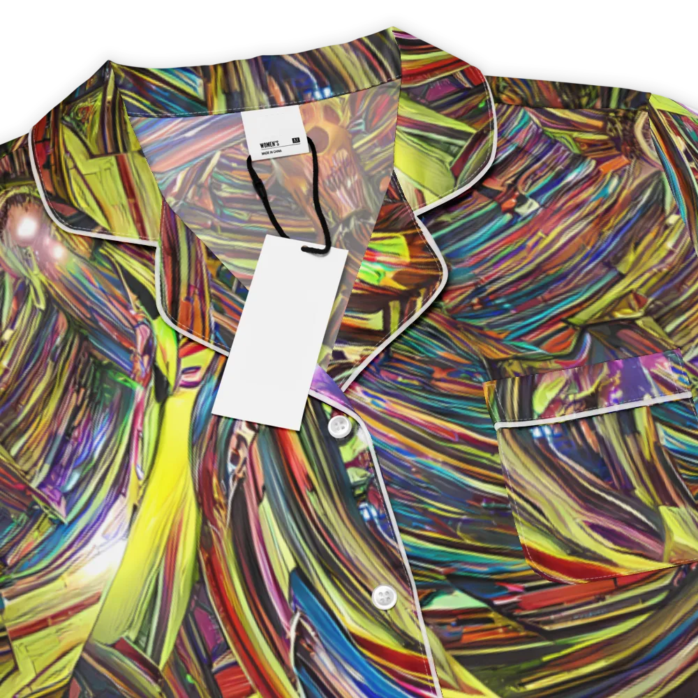 Quantum Palette on Women's Short Sleeve Pajama Top — Product details