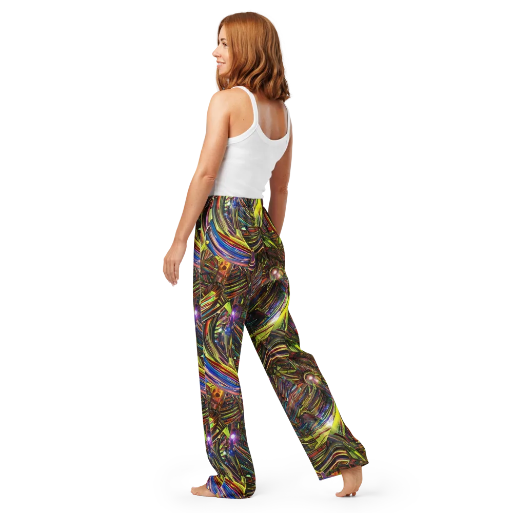 Quantum Palette on Women's Pajama Pants — Back