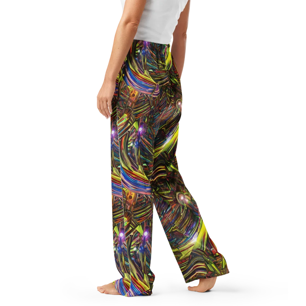 Quantum Palette on Women's Pajama Pants — Left