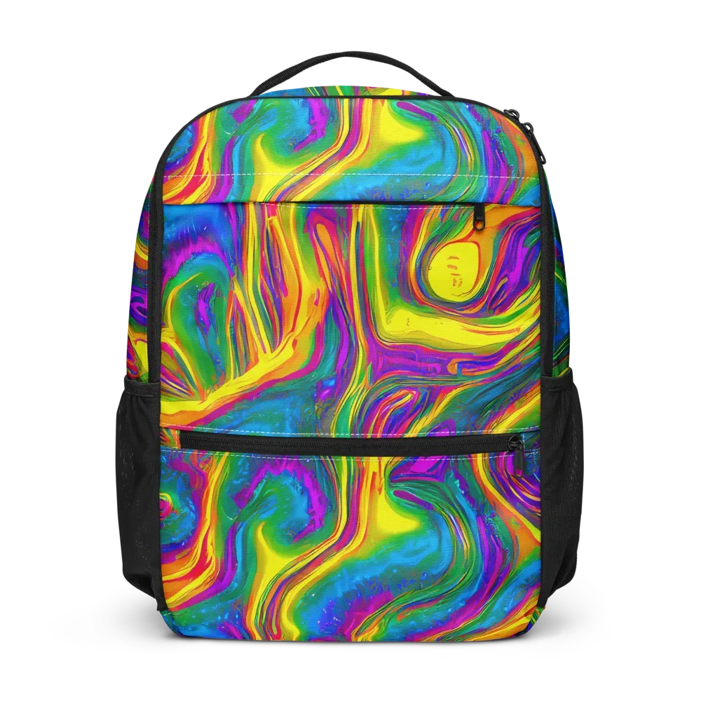 Electric Aurora on Utility Backpack — Front