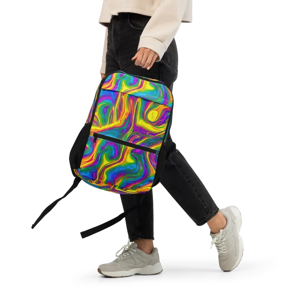 Electric Aurora on Utility Backpack — Front