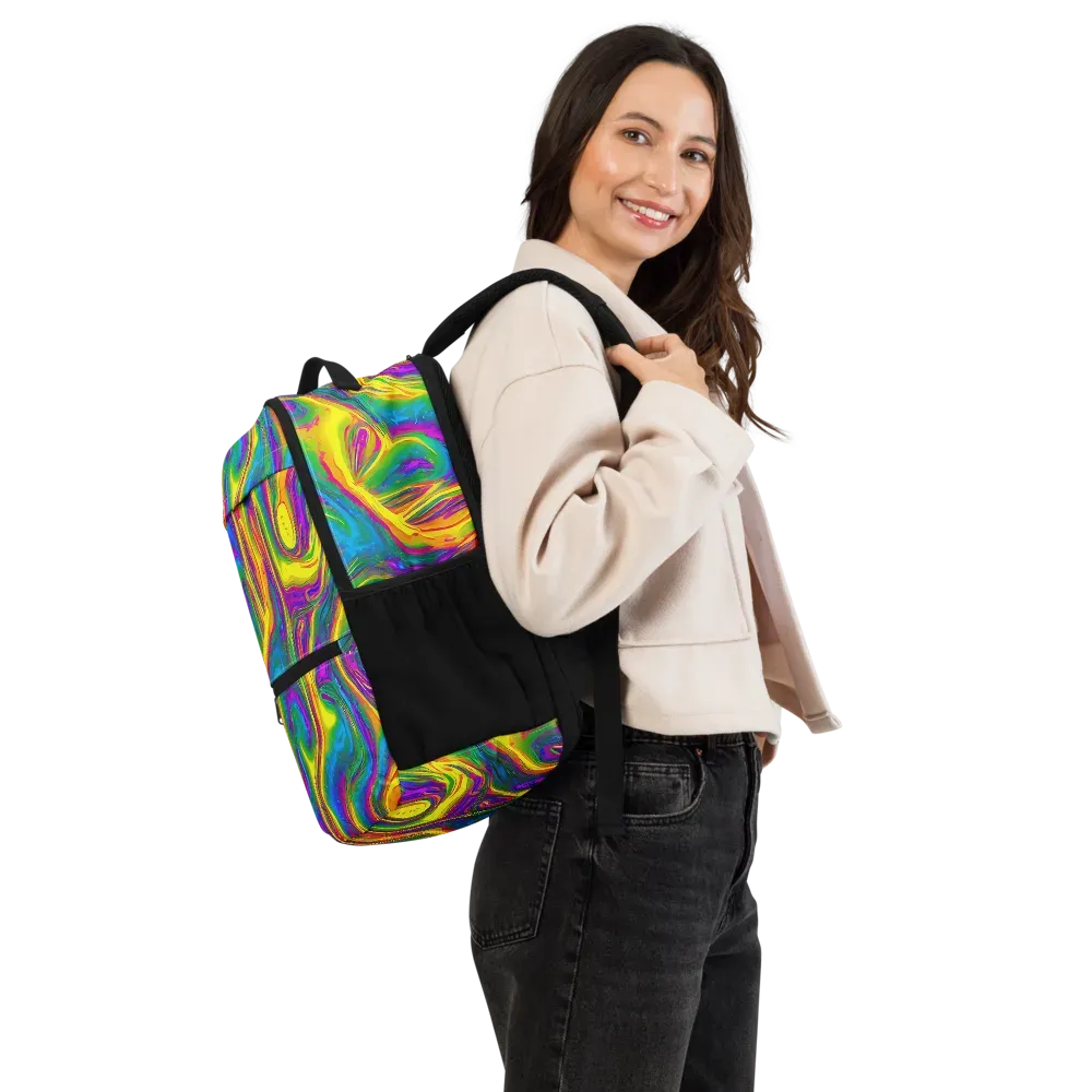 Electric Aurora on Utility Backpack — Right