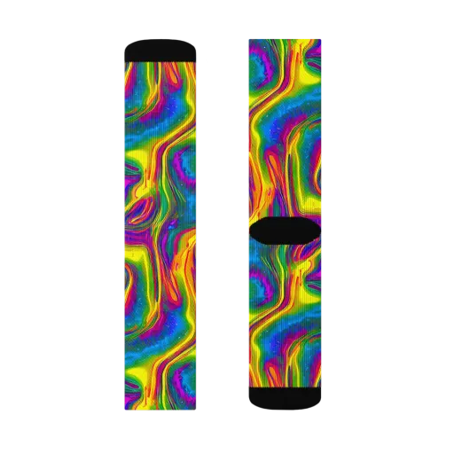 Electric Aurora on a Socks