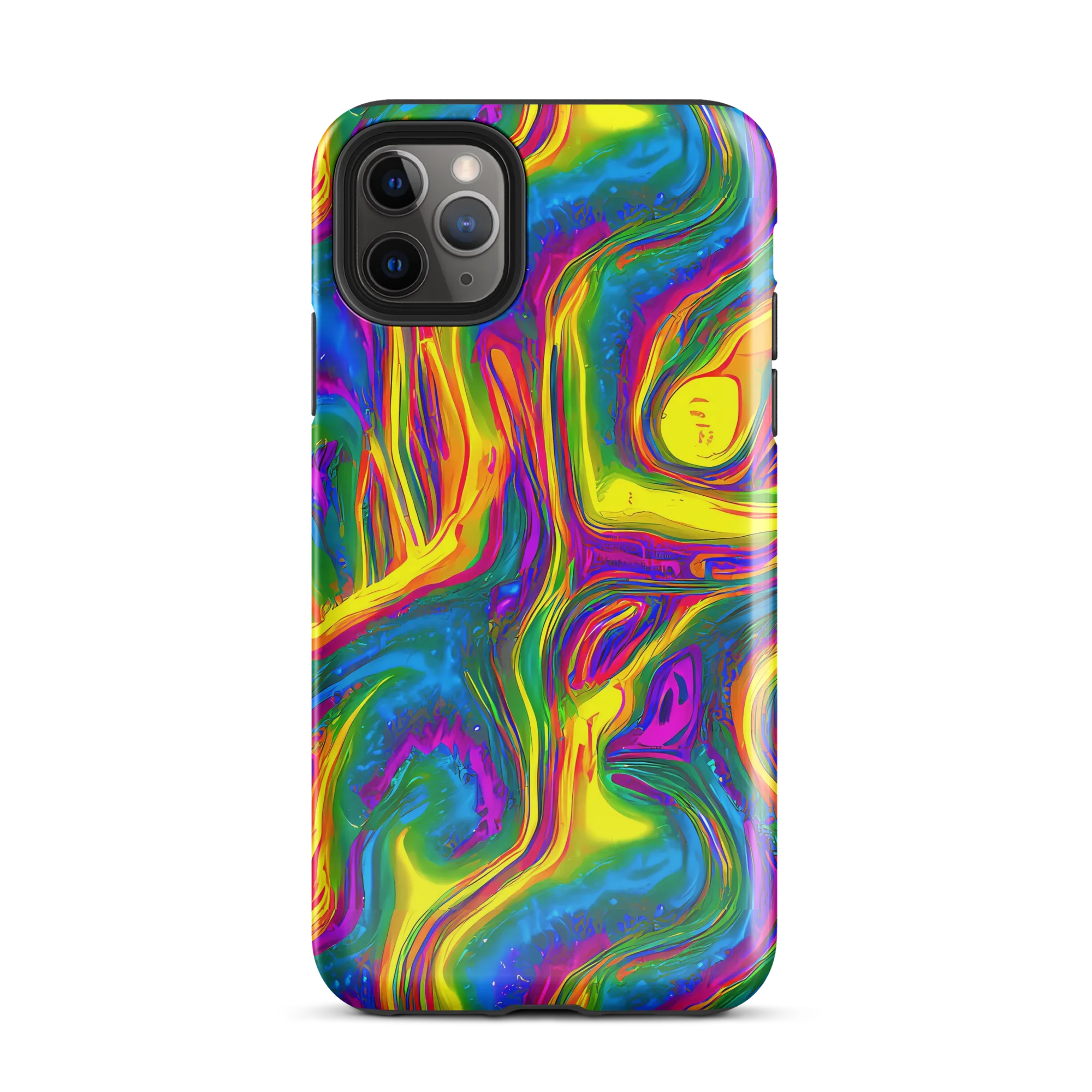 Electric Aurora on Tough Case for iPhone® — Front