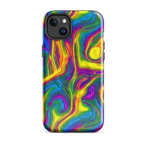 Electric Aurora on a MagSafe Tough Case for iPhone®