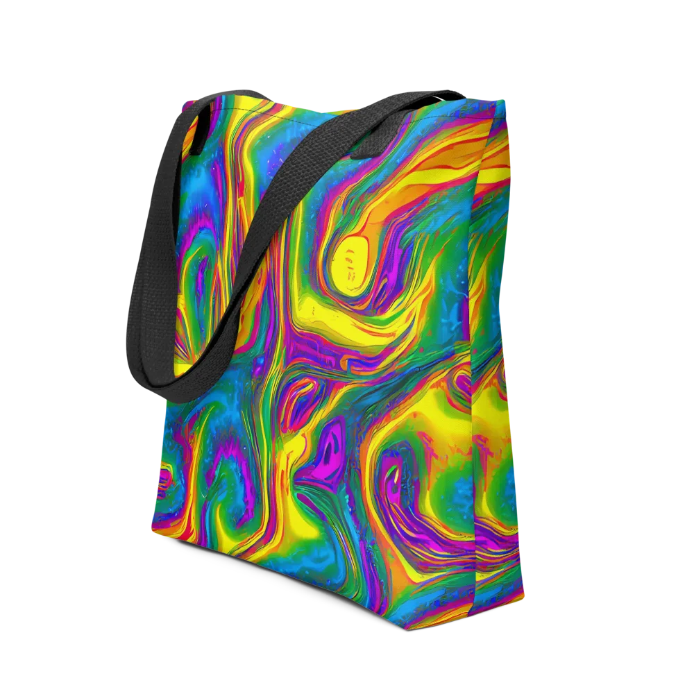 Electric Aurora on Tote Bag — Front