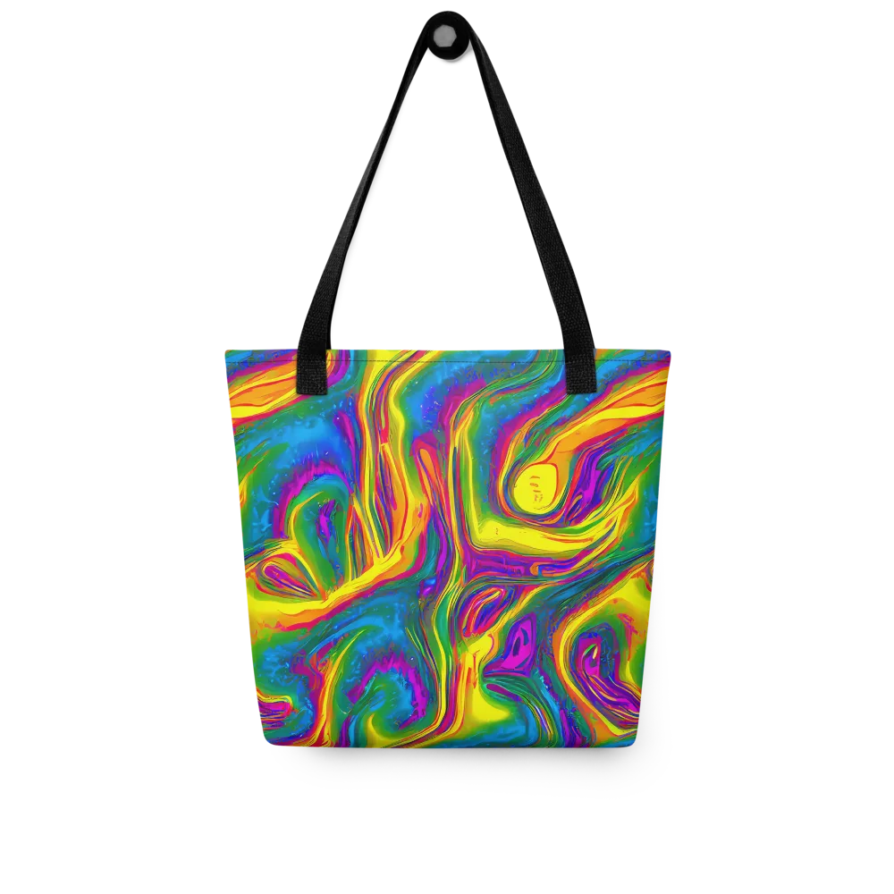 Electric Aurora on Tote Bag — Front